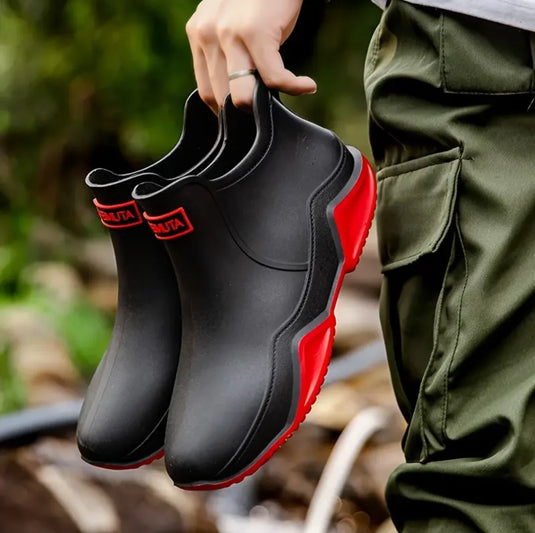 Trendy Outdoor Waterproof Rain Boots – Slip-Resistant Footwear for All-Weather Protection