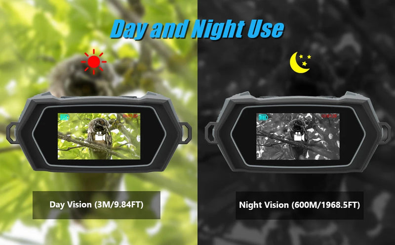 Load image into Gallery viewer, Infrared Digital Night Vision Binoculars, Goggles with Built in Camera, 4K Video Recorder for Hunting, Wildlife Observation
