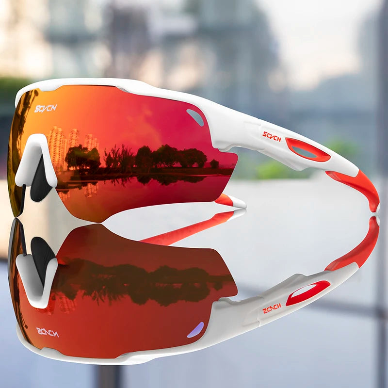 Load image into Gallery viewer, SCVCN UV400 Cycling Sunglasses – Polarized, Photochromic, and Built for Performance
