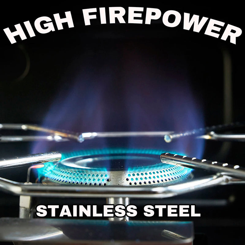 Load image into Gallery viewer, Pandatour Camping Outdoor Table Stove | Folding Barbecue Picnic Twin Burners Furnace
