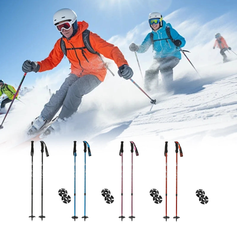 Load image into Gallery viewer, Skiing Pole Adjustable Trekking Poles | Snowboarding Walking Sticks for Mountains
