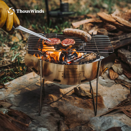 Hanablaze Ultralight Folding Wood Stove | Petal Design Fire Pit | Camping Trekking Cook Stove