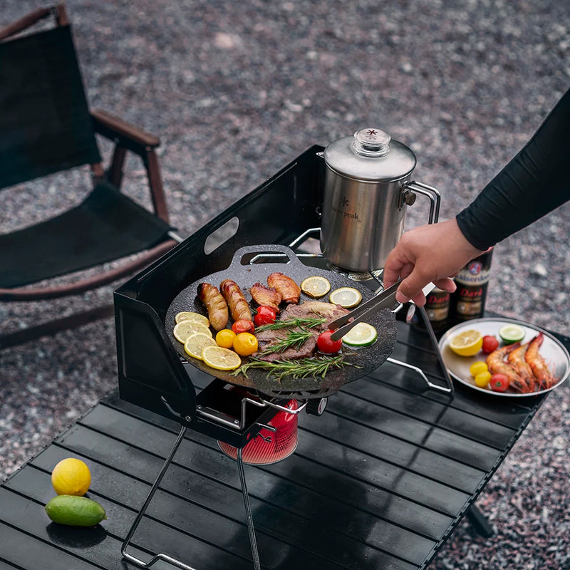 Load image into Gallery viewer, Pandatour Camping Outdoor Table Stove | Folding Barbecue Picnic Twin Burners Furnace
