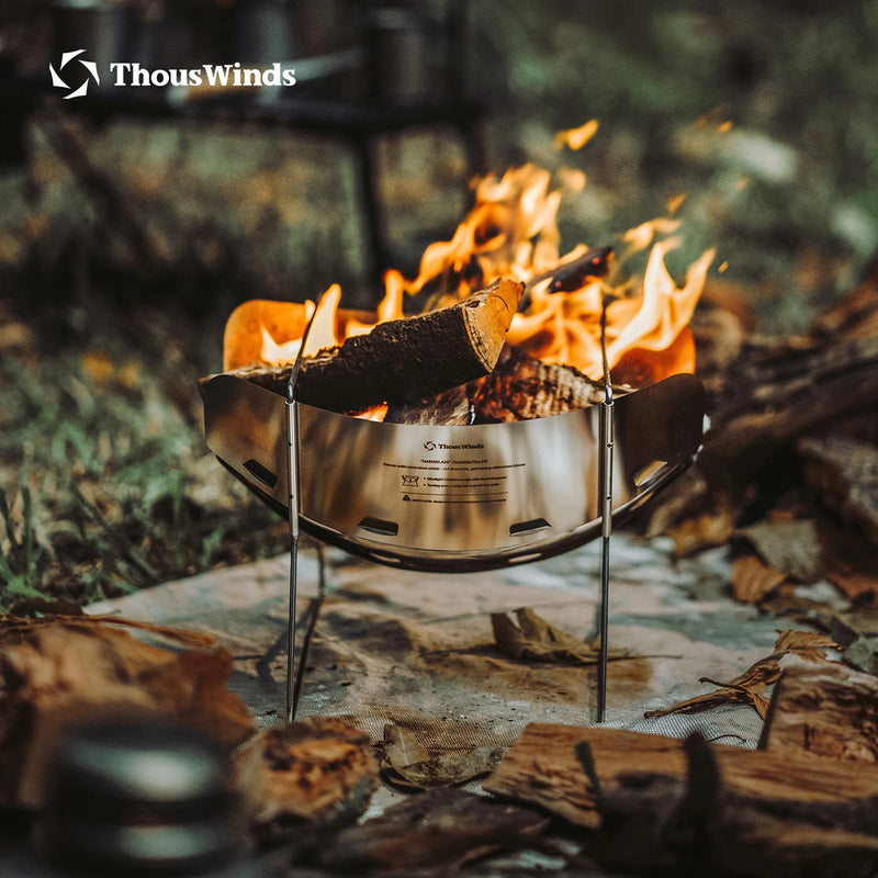 Load image into Gallery viewer, Hanablaze Ultralight Folding Wood Stove | Petal Design Fire Pit | Camping Trekking Cook Stove

