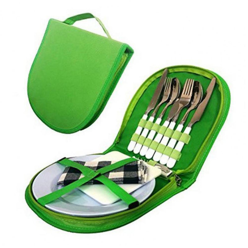 Load image into Gallery viewer, 1Pc/1 Set Camp Tableware Set  Ultralight  Camp Utensil Set Camp Bag Utensil Fork Set
