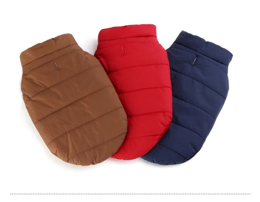 Dog Winter Clothes for Big Dogs Warm Vest Jacket Coat Thicken Cotton Cloth With Small Medium Large Labrador Outdoor Pet Costumes