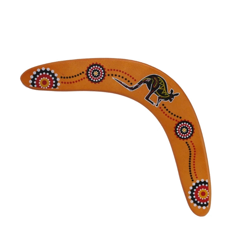 Load image into Gallery viewer, Kangaroo Throwback V-Shaped Boomerang – Classic Wooden Boomerang with Auto-Return Flight
