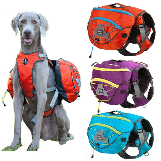 Dog Saddle Backpack Harness