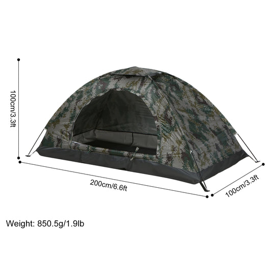 Tomshoo Ultralight 1–2 Person Camping Tent – Compact Shelter with UV Protection for Beach, Hiking, and Outdoor Adventures