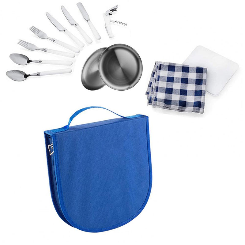 Load image into Gallery viewer, 1Pc/1 Set Camp Tableware Set  Ultralight  Camp Utensil Set Camp Bag Utensil Fork Set
