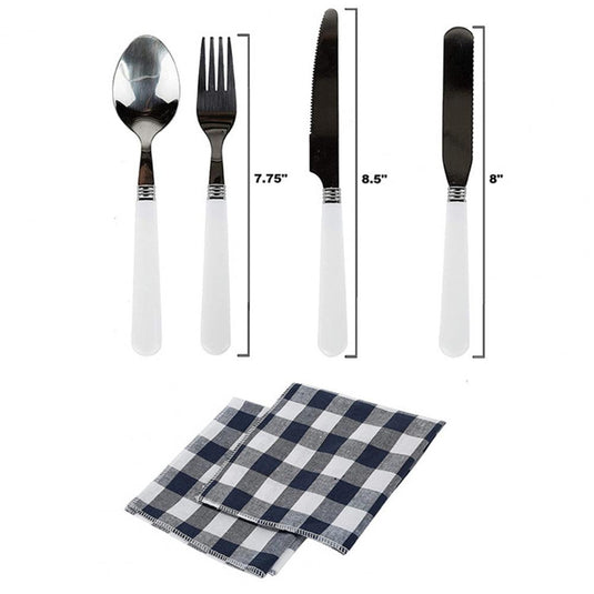 1Pc/1 Set Camp Tableware Set  Ultralight  Camp Utensil Set Camp Bag Utensil Fork Set