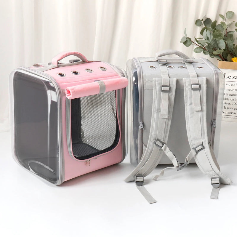 Load image into Gallery viewer, Breathable Pet Carrier Backpack Portable Travel Bag for Small Dogs &amp; Cats

