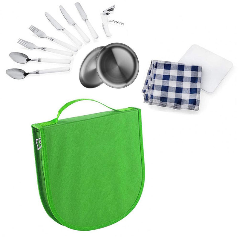 Load image into Gallery viewer, 1Pc/1 Set Camp Tableware Set  Ultralight  Camp Utensil Set Camp Bag Utensil Fork Set
