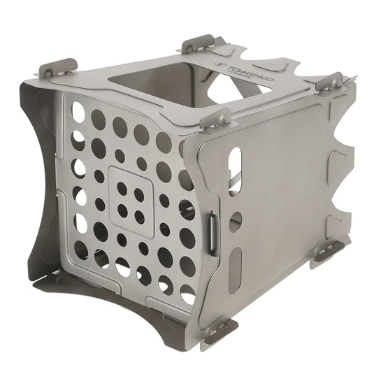 Titanium Folding Wood Stove for Camping | Lightweight Portable Backpacking Stove