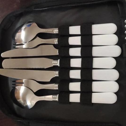 1Pc/1 Set Camp Tableware Set  Ultralight  Camp Utensil Set Camp Bag Utensil Fork Set