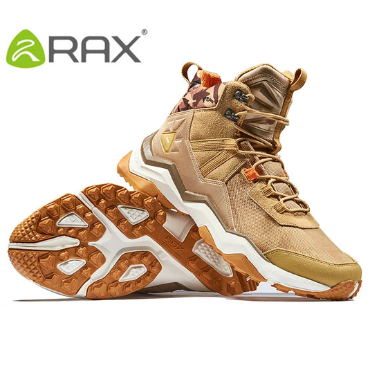 RAX Men’s Winter Hiking Boots – Breathable Outdoor Trekking Shoes with Superior Cushioning