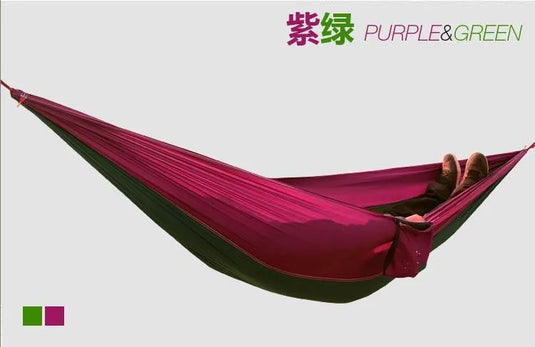230×90cm Ultralight Parachute Camping Hammock – Compact & Durable for Outdoor and Indoor Use