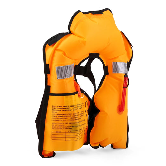 Adult Professional Life Jacket Swiming Fishing Life Vest Manual Inflatable Swimwear Water Sports Swimming Survival Jacket