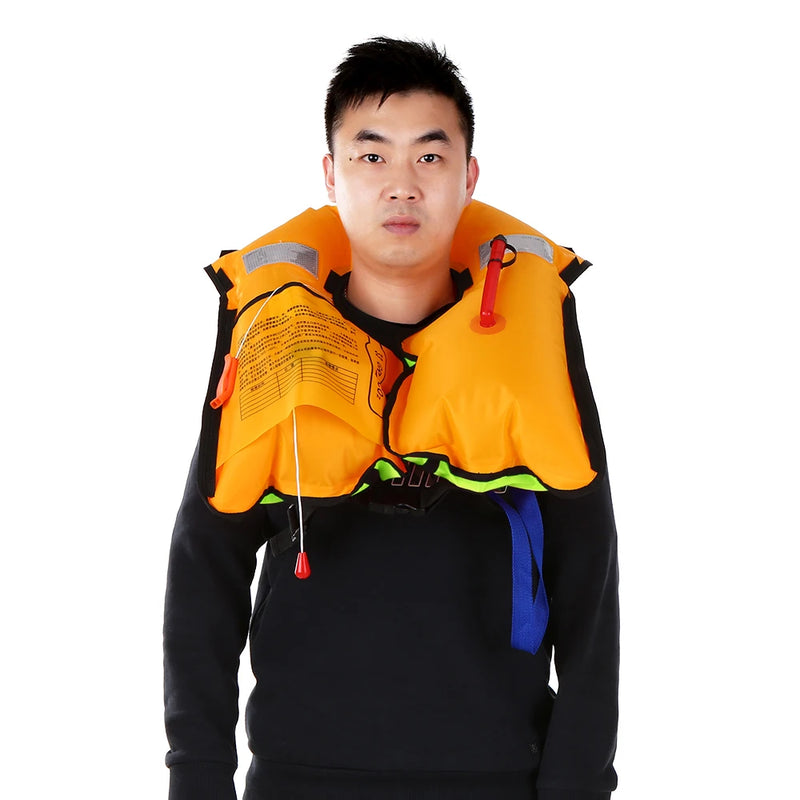 Load image into Gallery viewer, Adult Professional Life Jacket Swiming Fishing Life Vest Manual Inflatable Swimwear Water Sports Swimming Survival Jacket
