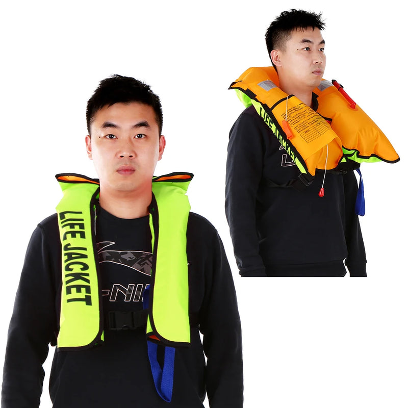 Load image into Gallery viewer, Adult Professional Life Jacket Swiming Fishing Life Vest Manual Inflatable Swimwear Water Sports Swimming Survival Jacket
