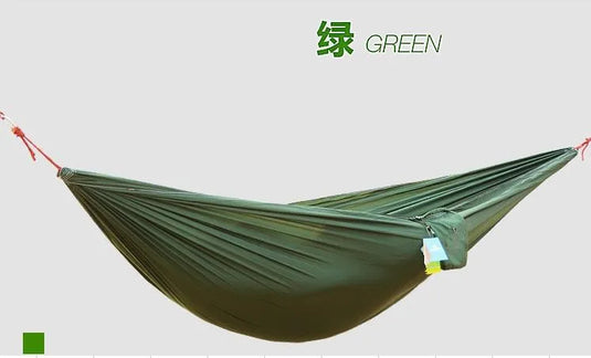 230×90cm Ultralight Parachute Camping Hammock – Compact & Durable for Outdoor and Indoor Use