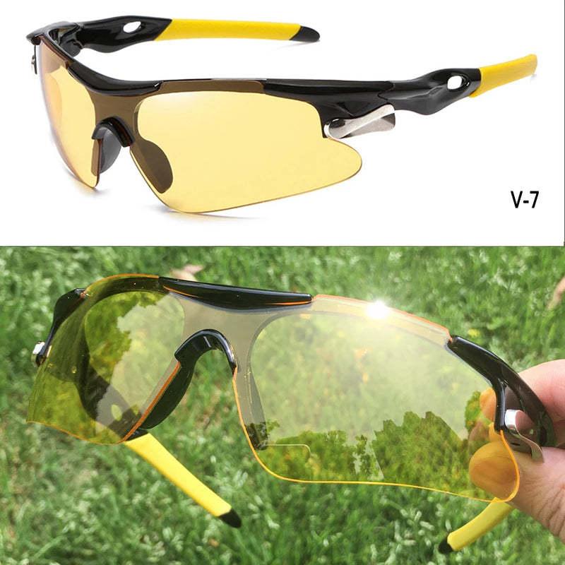Load image into Gallery viewer, Roidismtor 2025 UV400 Outdoor Cycling Sunglasses – Lightweight. Windproof. Unstoppable.
