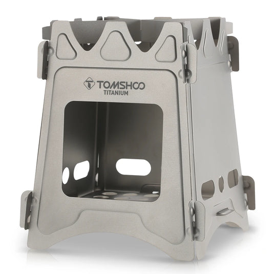 Titanium Folding Wood Stove for Camping | Lightweight Portable Backpacking Stove
