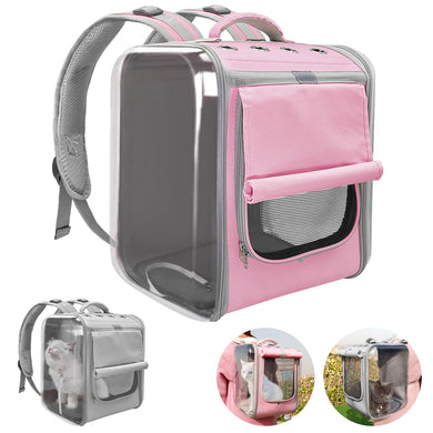 Breathable Pet Carrier Backpack Portable Travel Bag for Small Dogs & Cats