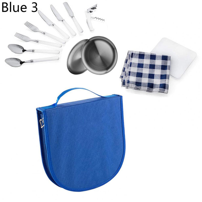 Load image into Gallery viewer, 1Pc/1 Set Camp Tableware Set  Ultralight  Camp Utensil Set Camp Bag Utensil Fork Set
