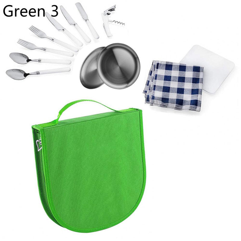 Load image into Gallery viewer, 1Pc/1 Set Camp Tableware Set  Ultralight  Camp Utensil Set Camp Bag Utensil Fork Set
