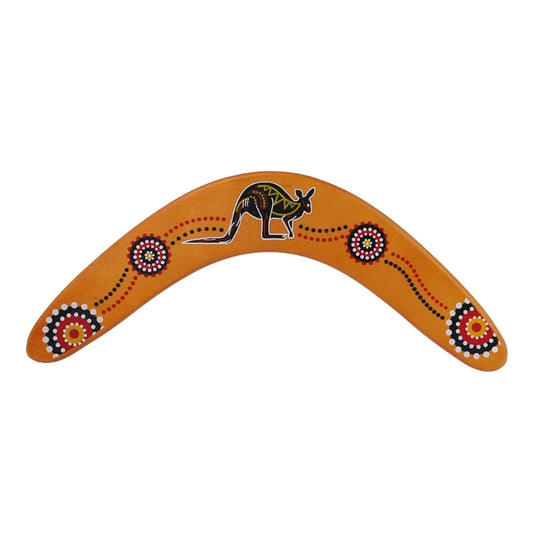 Kangaroo Throwback V-Shaped Boomerang – Classic Wooden Boomerang with Auto-Return Flight