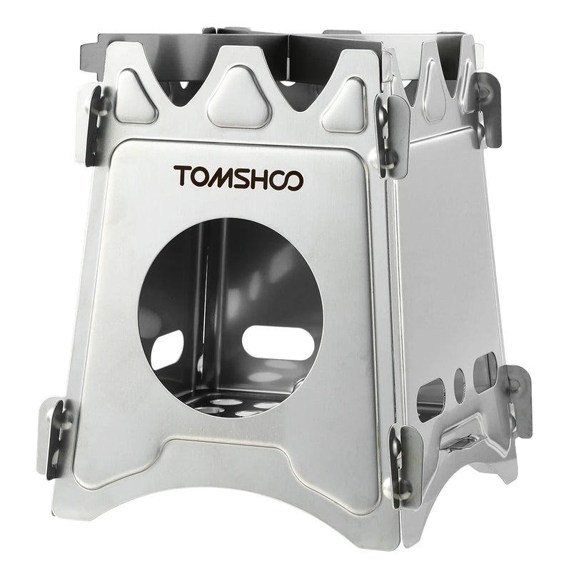 Load image into Gallery viewer, Titanium Folding Wood Stove for Camping | Lightweight Portable Backpacking Stove
