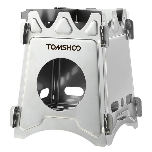 Titanium Folding Wood Stove for Camping | Lightweight Portable Backpacking Stove