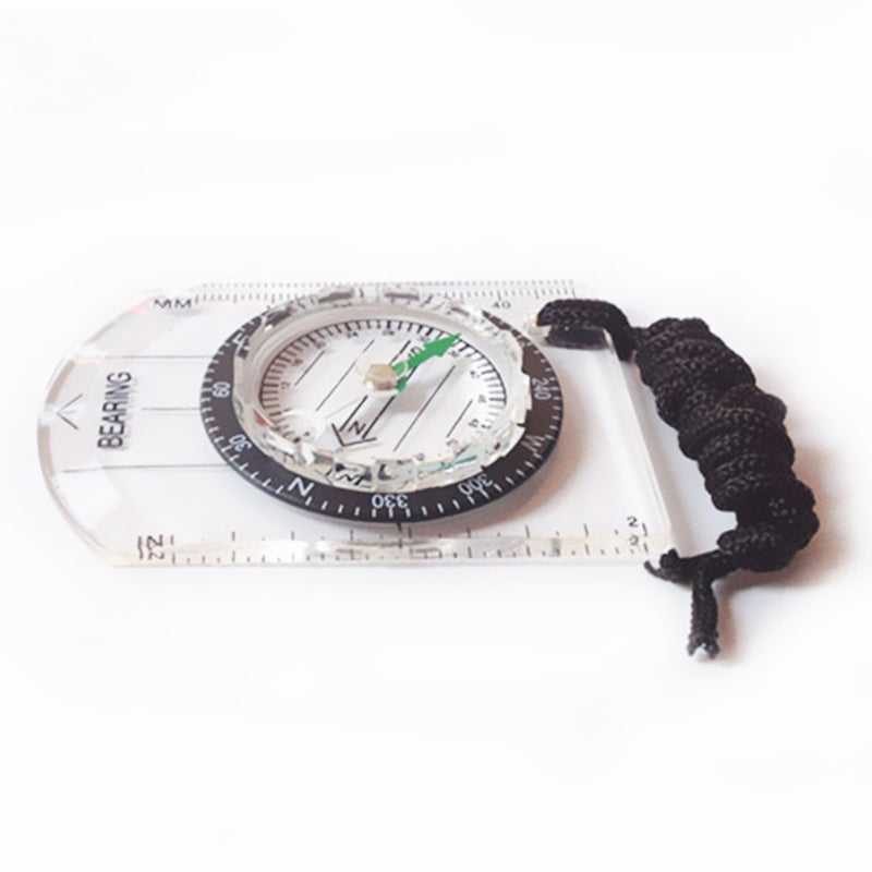 Load image into Gallery viewer, Multifunctional Outdoor Equipment Portable Compass Map Scale Ruler for Hiking Camping
