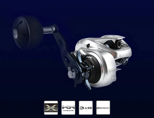 Original Shimano Tranx Baitcasting Reel W Power Handle Saltwater Fishing Reel