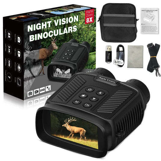 DT59 Portable Cross-Border Digital Telescope Night Vision Instrument HD Camera Video Spotting Scope Double Tube Infrared Outdoor