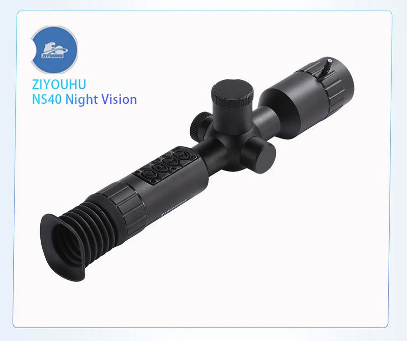 Load image into Gallery viewer, New NS40 Digital Night Vision Scope Built Gyro Tacticle Crosshair Software Ranging 1080p Video IR Camera 7-19X Hunting Monocular
