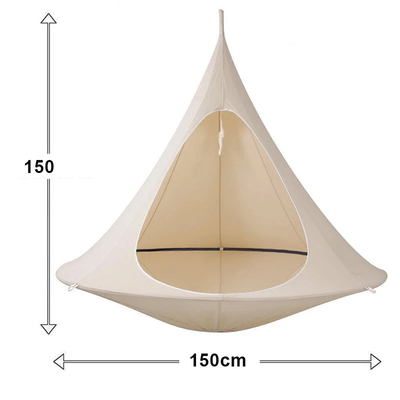 Load image into Gallery viewer, Waterproof Hanging Hammock Swing Chair – Outdoor Travel &amp; Terrace Use
