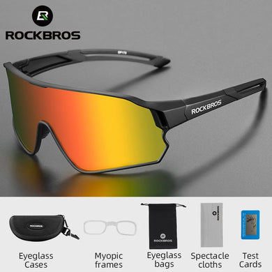 ROCKBROS Polarized Cycling Glasses – Photochromic UV400 Road & MTB Sports Eyewear