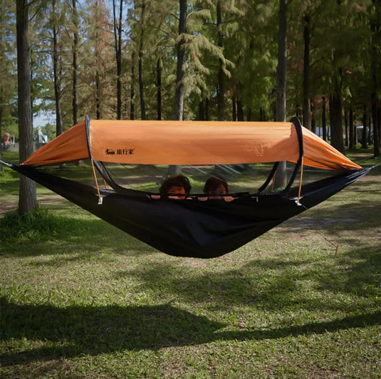 Traveler 2.0 Double Hammock with Mosquito Net & Sunshade – 270x140cm