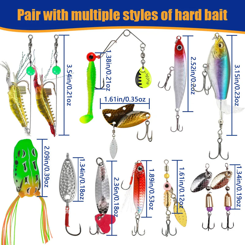 Load image into Gallery viewer, Advent Calendar Fishing Tackle Set 24X Christmas Countdown Calendar With Fishing Lures Set Christmas Fishing Countdown Calendar
