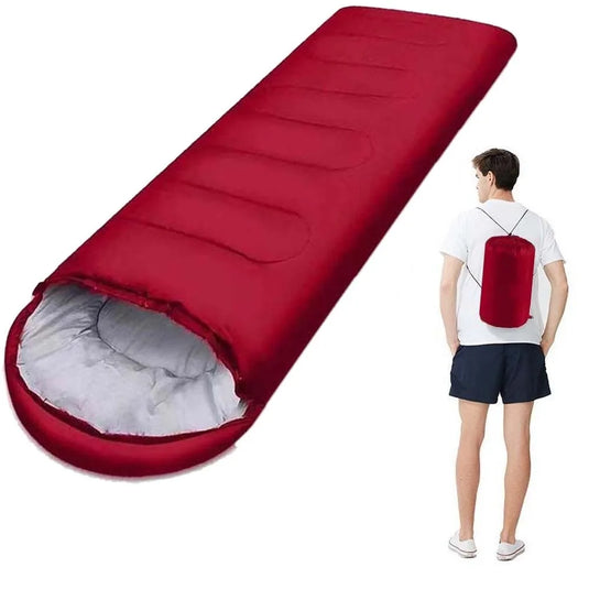 Hooded Envelope Sleeping Bag | Ultralight Windproof Anti-Splash | Men's