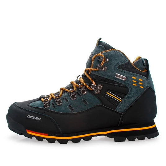 Men's Sneakers Waterproof Hiking Boots Outdooor Autumn Winter Trekking Mountain Shoes Keep Warm Ankle Boots Tenis Masculino