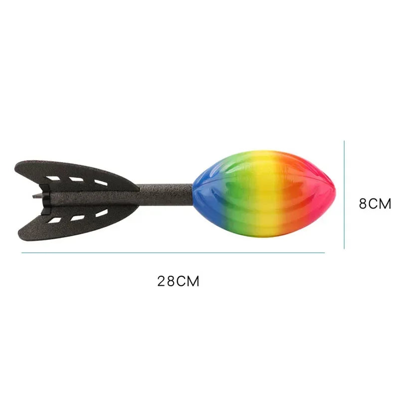 Load image into Gallery viewer, Foam Hand Throwing Rocket Toy – Outdoor Fun for Kids &amp; Family Bonding
