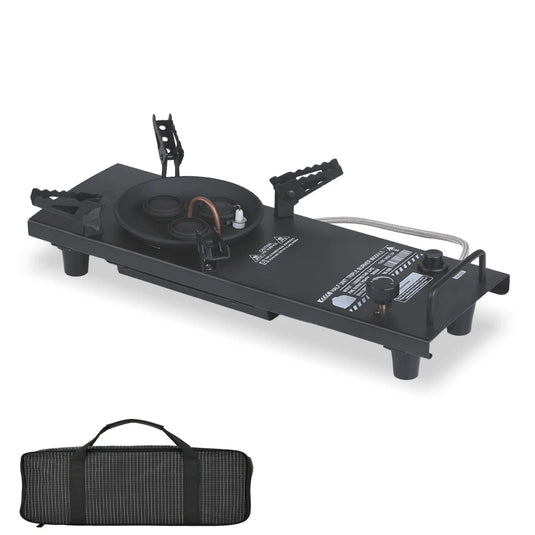 Pandatour Camping IGT Gas Stove | Easy Equipped 0.5-Unit Portable Hiking Stove 6500W
