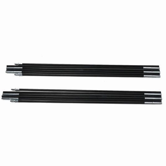 1 Pair 3/3.3/4/4.48/4.9m Fiberglass Tent Rod Camping Tent Pole Bars Support Rods Awning Frames Kit Hiking Travel Canopies Parts