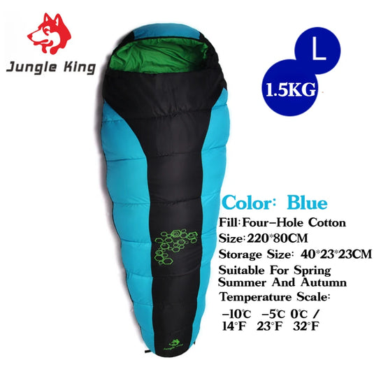 Lightweight Cotton Sleeping Bag | Waterproof 4-Season | Camping & Hiking