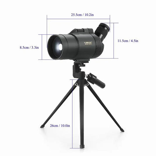 Visionking Light Weight 25-75x70 Spotting Scope Powerful Refraction BAK4 FMC Birdwatching Camping Shooting Telescope With Tripod