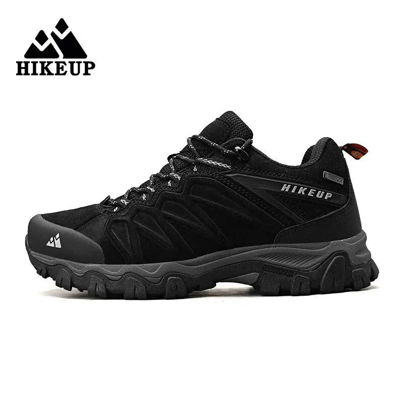 Load image into Gallery viewer, HIKEUP Men’s Leather Hiking Shoes – Durable Outdoor Trekking and Climbing Sneakers
