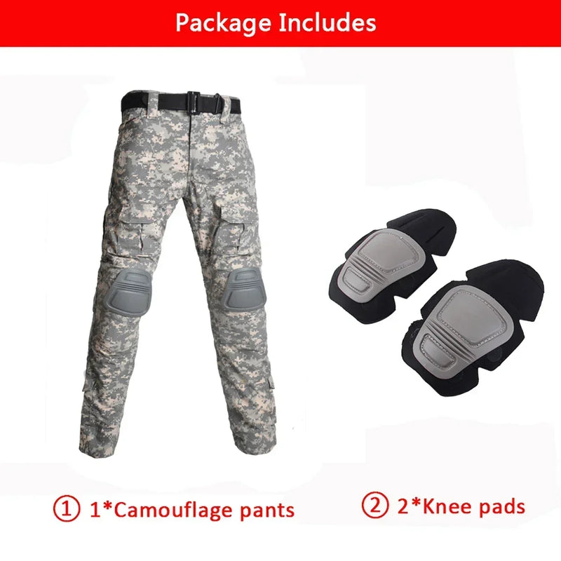 Load image into Gallery viewer, Softair Pants Hiking Tactical Pants Men Climb Clothing Camo Casual Combat Pant Camping Outfit Outdoor Paintball Trousers Hunt
